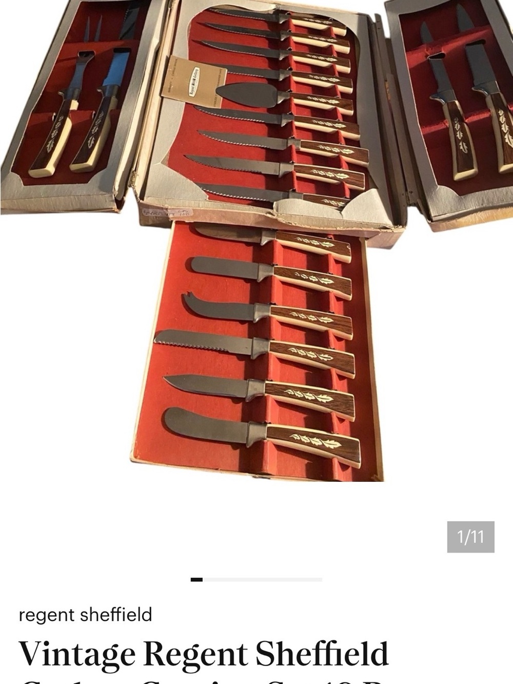Brown Handle 12-Piece Steak Knife Set